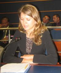 Guna Rasnaca, representative of the Latvian delegation