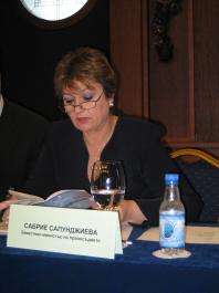 Mrs Sabrie Sapundgieva, vice-minister of Justice