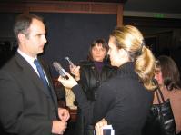 Mr Dichev during an interview