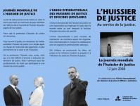 Poster of the World Day of the Judicial Officer in Quebec