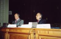 Jacques Isnard and Ilion Iliescu, pendant la conférence