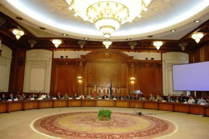 The Human rights hall at the Parliament Palace, during the permanent council