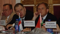 Les représentants des délégations polonaises et slovaques 